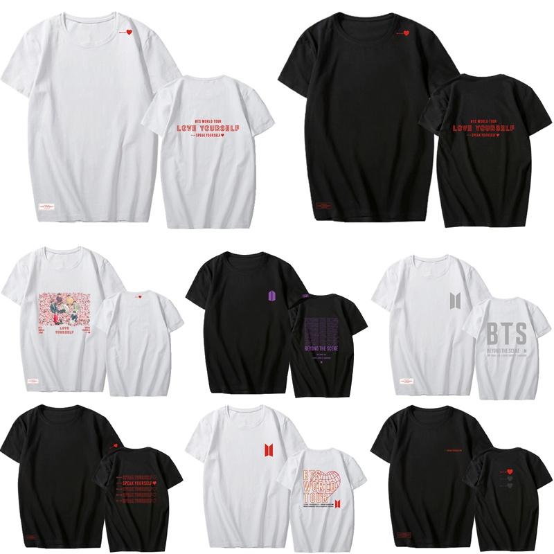 Bts Kpop Tshirt Love Speak Yourself Concert Tshirt Casual Tee Jk Rm Tops Jimin