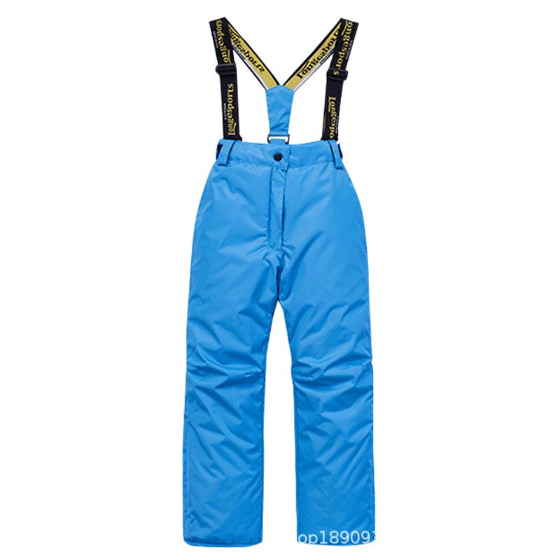 Conjunto de Fato de Esqui Infantil Impermeável e À Prova de Vento - Roupa de Inverno Quente e Moderna para Meninos e Meninas