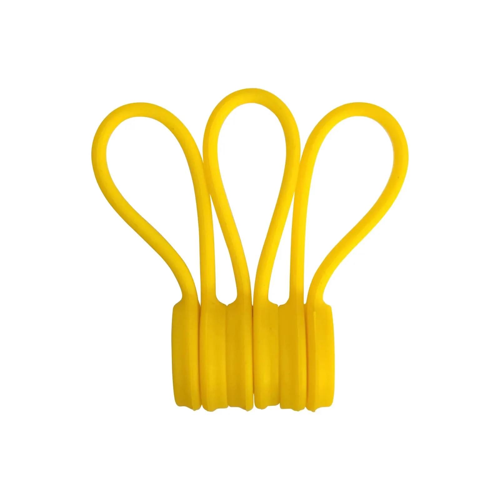 

3-10PCS Silicone Magnetic Cable Ties Reusable Wire Organizer Clips For Bundling Securing Headphone Holder USB Data Cables Winder