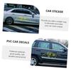 Healifty 2pcs Car Grass Sticker Bottle Sticker Honeycomb Stencil Car Window Decal Toy