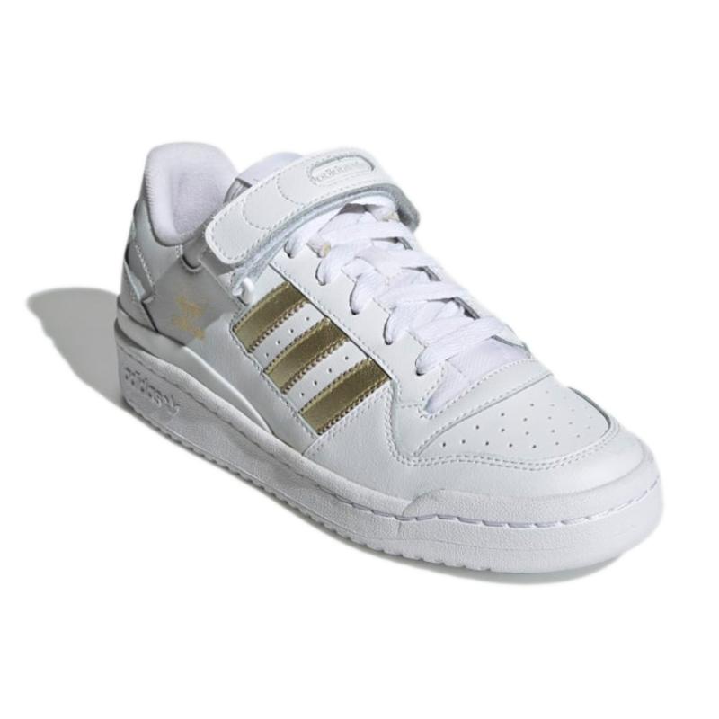 Adidas Women's Forum Low 'White Gold Metallic' Women's Sneakers H05108
