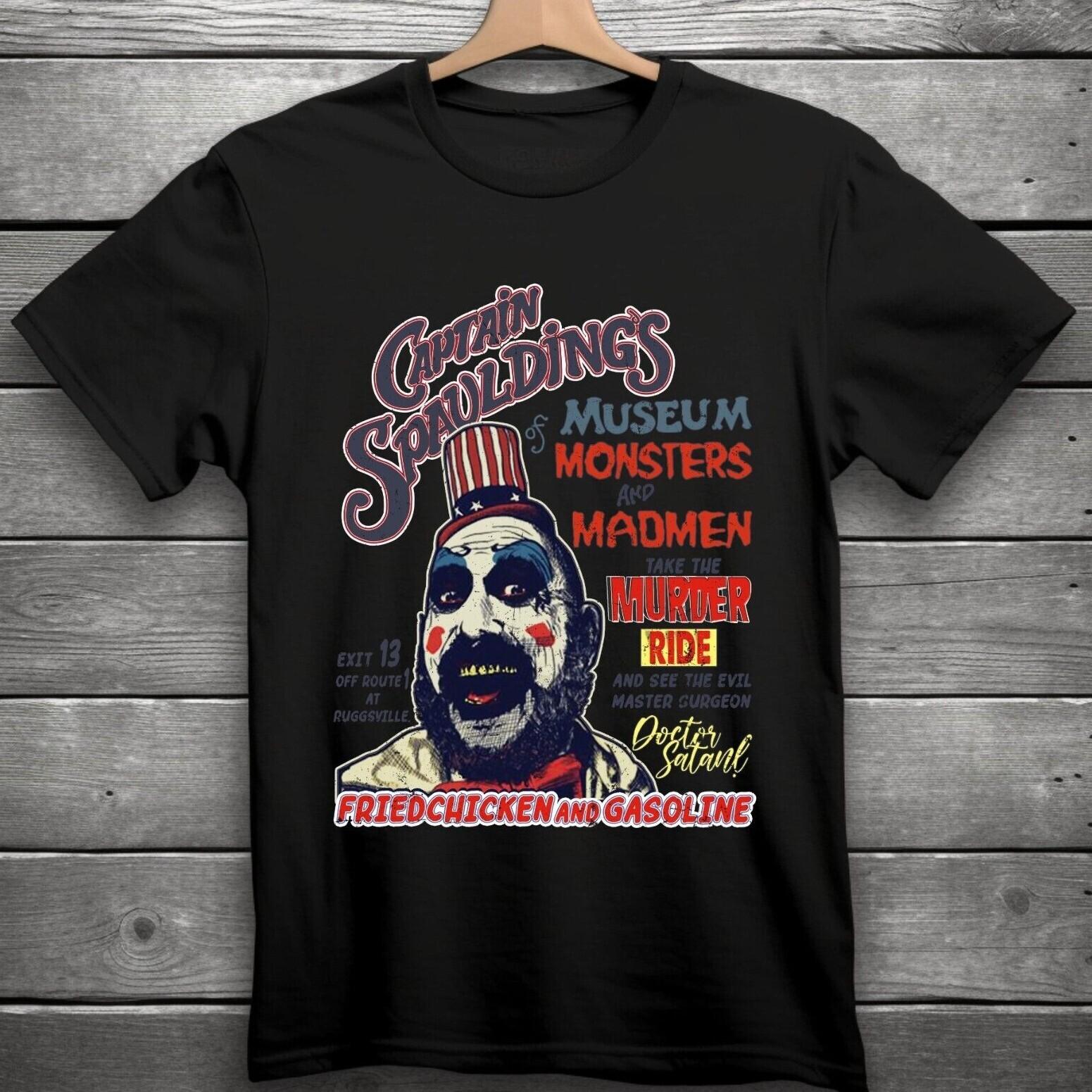 Captain Spaulding Museum Monsters and Madmen T-Shirt S-3XL House of 1000 Corpses S