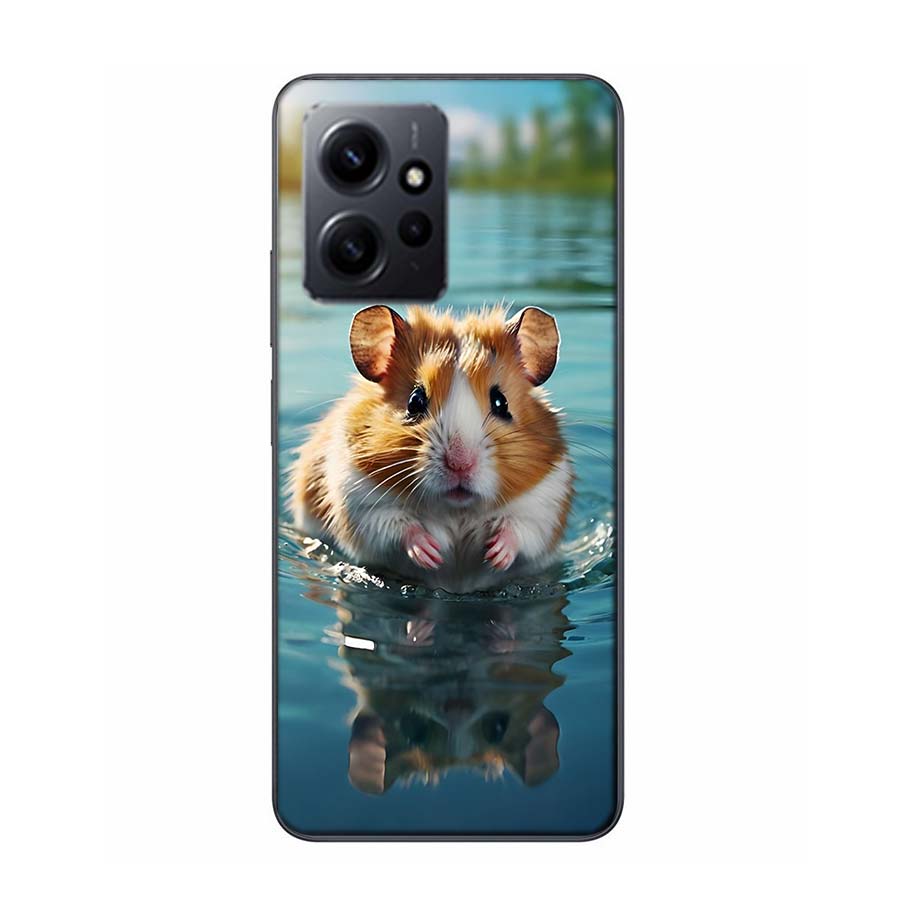 Hamsters With Hats Have Ears Phone Case For Redmi Note 14 13 12 11 Pro Plus 14S 12S 11S 11T 11E 10S 9S 10 9 Pro Cover TPU Shell