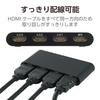 ELECOM HDMI 3 1 Output with Xbox Nintendo and Nintendo Classic Includes 1 HDMI Cable Switch, Inputs, (Compatible PS4, PS3, 360, Switch, Mini), Black,
