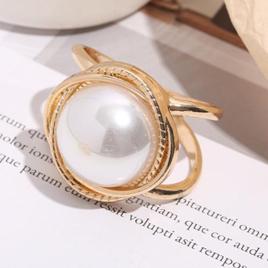 Women Scarf Ring Silk Scarf Ring Clip Faux Pearl Scarf Clasp Elegant Slide