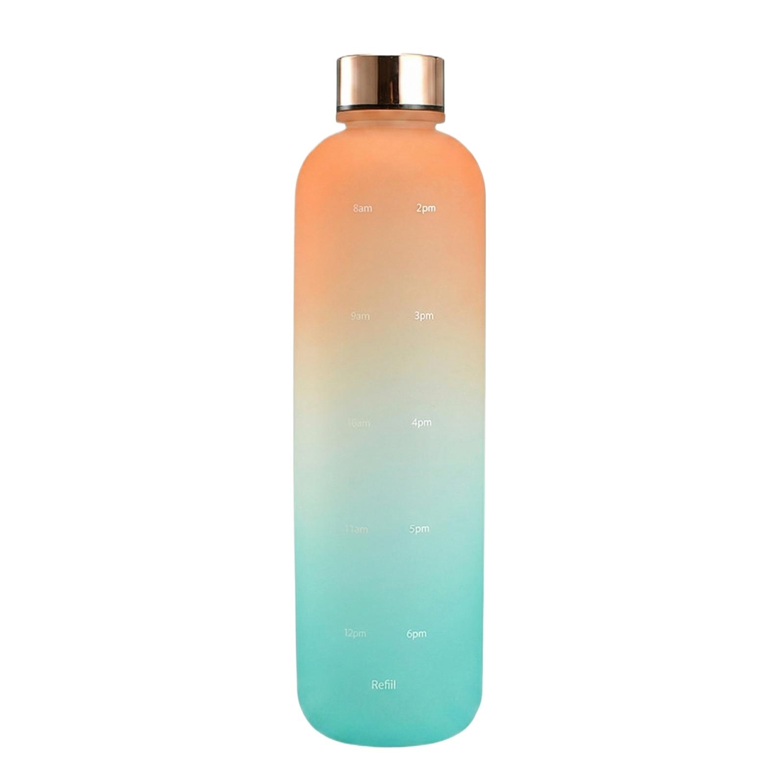 

Large Capacity Outdoor Sports Water Bottle Frosted Finish Durable Leak Proof Design with Wide Mouth for Easy Cleaning and Ice Insertion one size помаранчевий