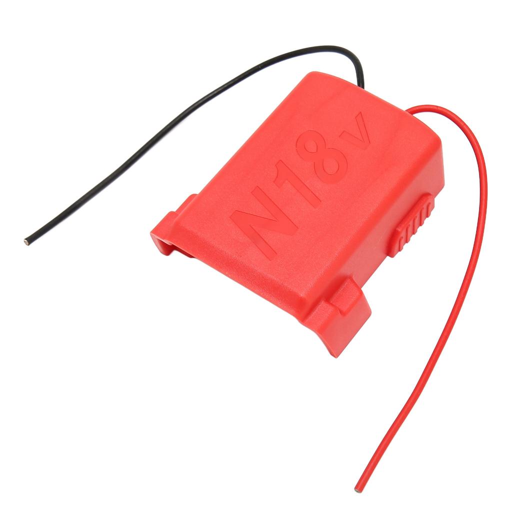 Secure Battery Adapter Compact Portable Dock Power Connector with Wires for 18V Lithium Battery