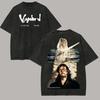 Anime Vagabond Miyamoto Musashi Manga T-shirt Men Women Vintage Washed Oversize Harajuku Fashion Top Summer Cotton Soft New Tee
