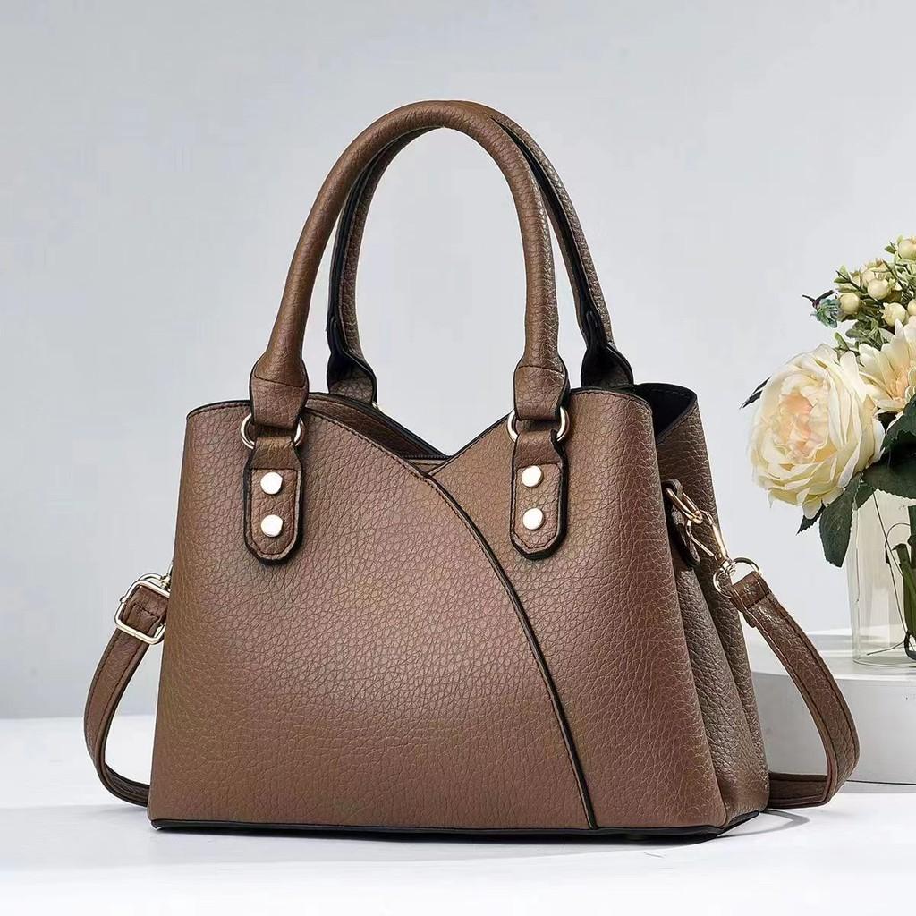 Stylish Multi Layer Mom Bag Large Capacity Pu Tote For Women In Chic Black Beige Wine Red