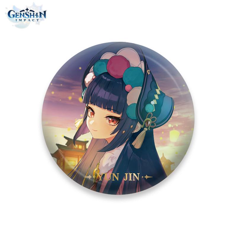 Authorized By MiHoYo 58mm Genshin Impact Theme Serie Character Badges