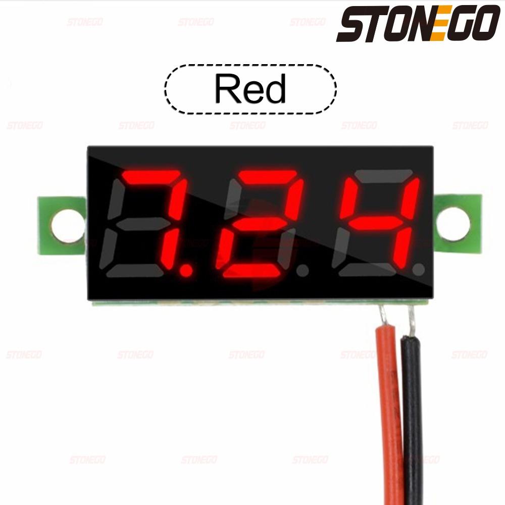 

0.28 Inch DC 2.5V-30V Mini Digital Volt Meter Voltage Tester Two Line Voltmeter червоний