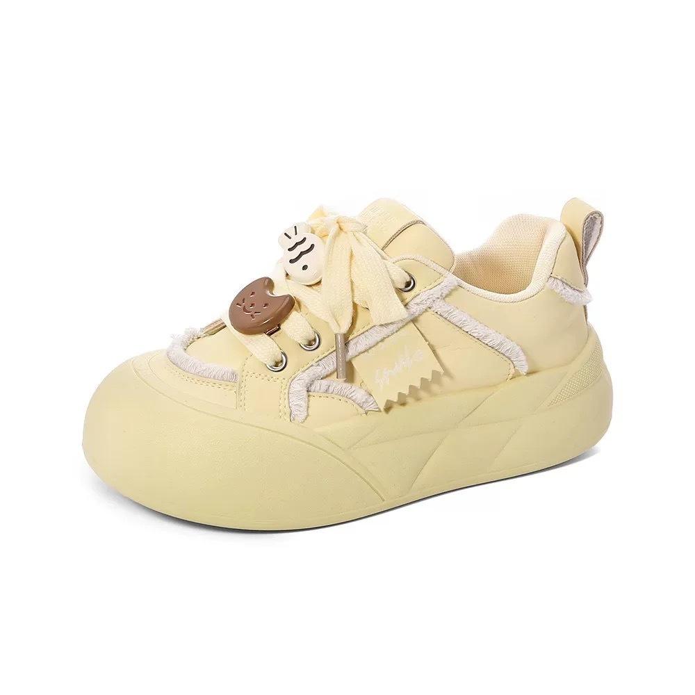 Nischendesign Low-Top Board Schuhe, neue Plateau Sommer bequem und vielseitig atmungsaktiv ins süße, hochwertige Board Schuhe