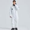 24pcs One-Piece Ski Suit Set Solid Color Unisex Outdoor Snowboard Windproof Waterproof Warm Thick Gear