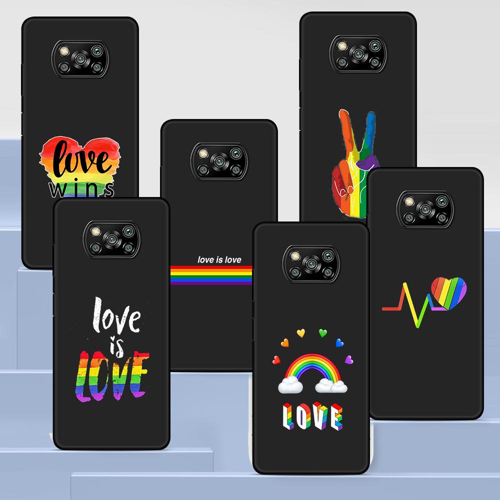 

Чохол для телефону Gay Lesbian Lgbt Given для Xiaomi Poco X3 NFC M3 X4 Pocophone F1 M4 Pro F3 GT Soft Silicone Black Cover Shell Pocophone F1