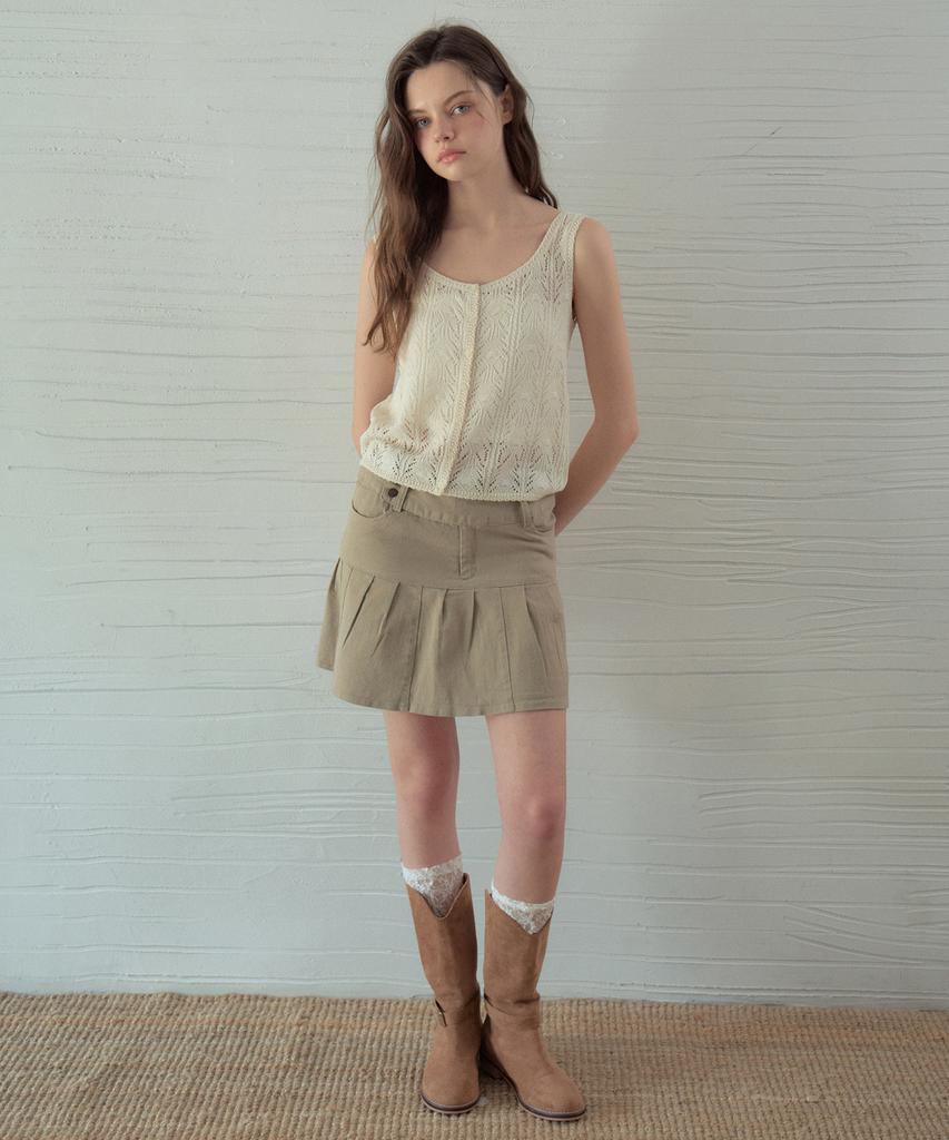 Aueonoseuteljia Crochet Sleeveless Knit_Ivory(Oc26Kn20)
