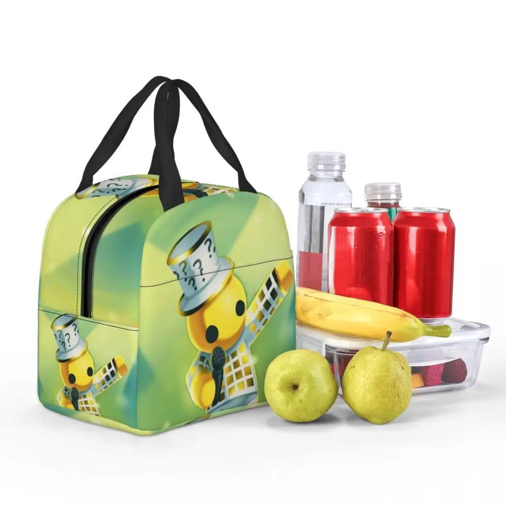 Wobbly Life Gaming Funny Games Insulated Lunch Bag for Women Children Portable Food Boxes Thermal Lunch Box Tote