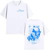 BOUSS ET SI JECHOUE Tour 2025 Print T Shirt Mens Women Vintage Oversized Cotton Tshirts Cozy High Quality Clothing Tshirt