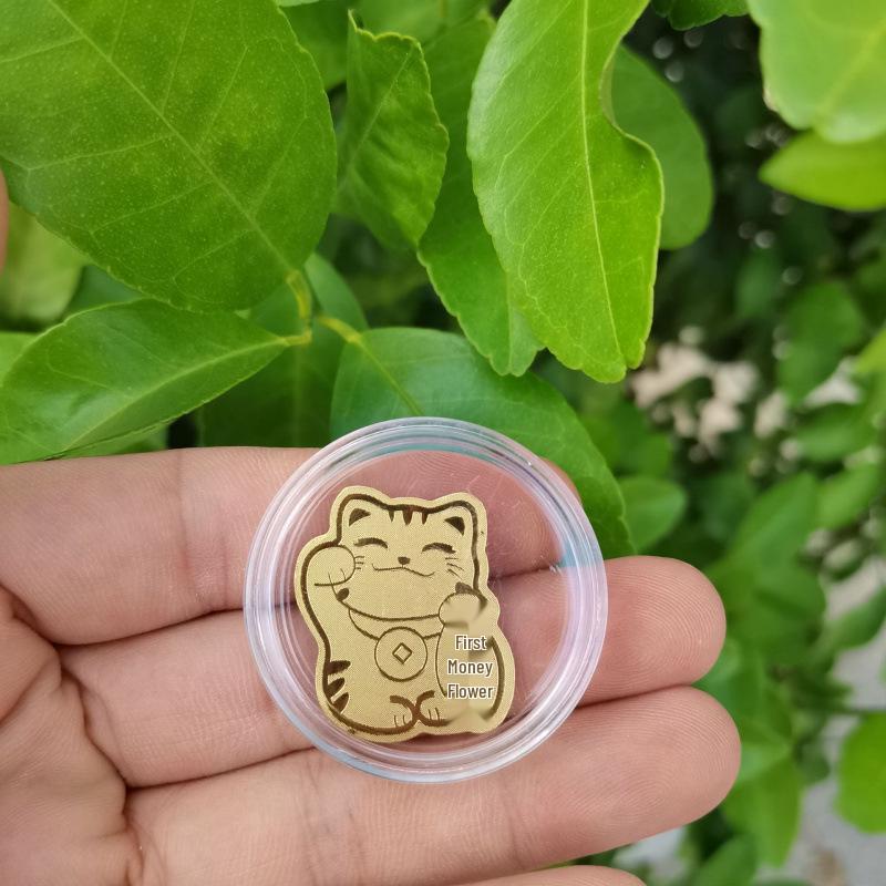Gold 999 Leaf Phone Sticker: Wealth-Attracting Back Sticker, Ideal Birthday Gift