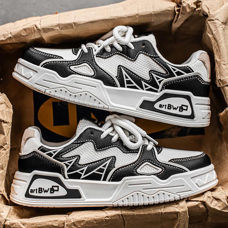 

Мужская обувь Кроссовки Мужская повседневная обувь Дышащая удобная обувь для отдыха Роскошные массивные кроссовки для мужчин Спортивная обувь для бега Обувь 44 чёрный