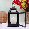 Glass Iron Lantern with One Pillar Candle Lantern for Home Decoration|Candle Holders for Home Decor Pack of 1