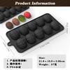 Halloween Chocolate Mold DIY Baking Brain Cake Mold Holiday Decoration Atmosphere Candy Mold