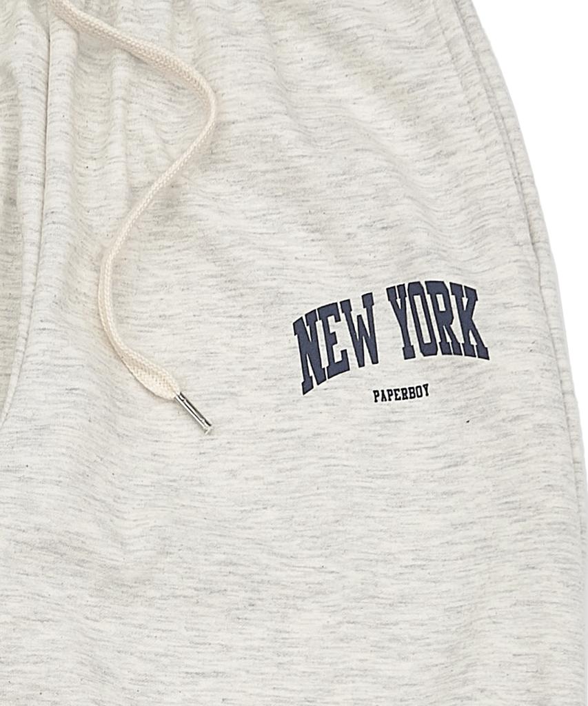 PAPERBOY Basic New York Wide Jogger Pants - Oatmeal (Type B)