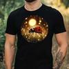 T-Shirt Herren Marienkäfer Im Mondlicht Motiv Baumwolle Größe XS Bis 5XL
