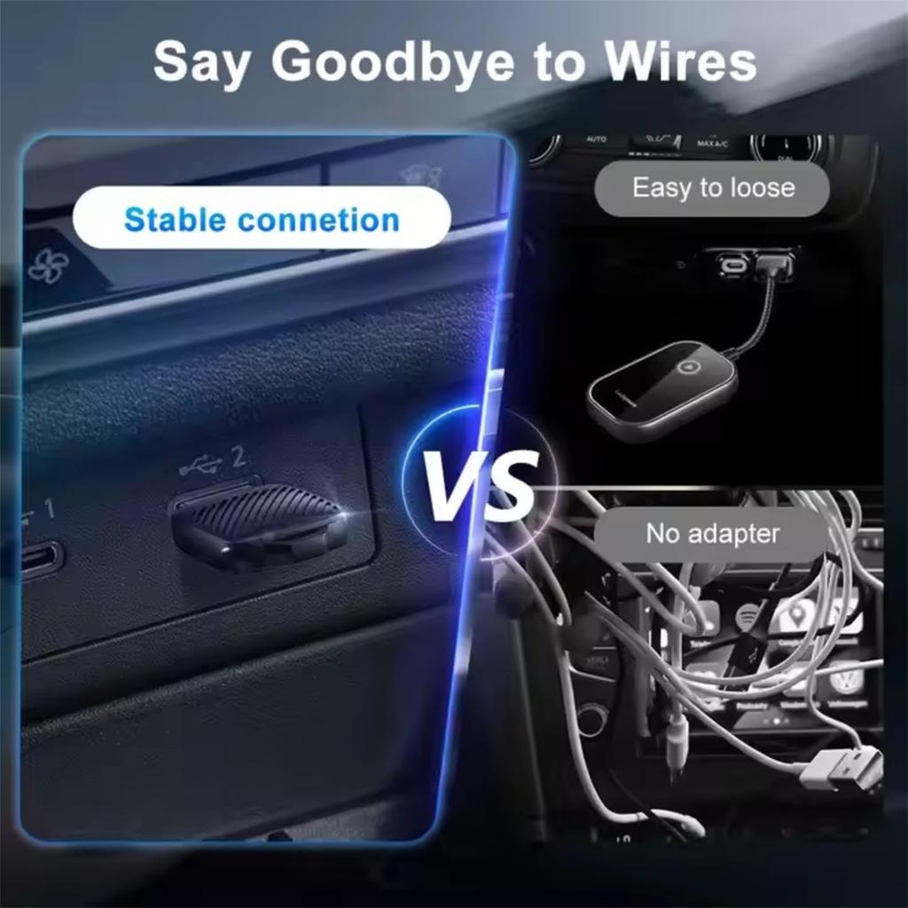 Wireless And Android Auto Adapter, 2 In 1 Converts Factory Wired To Wireless, Plug And Play, Compatible With