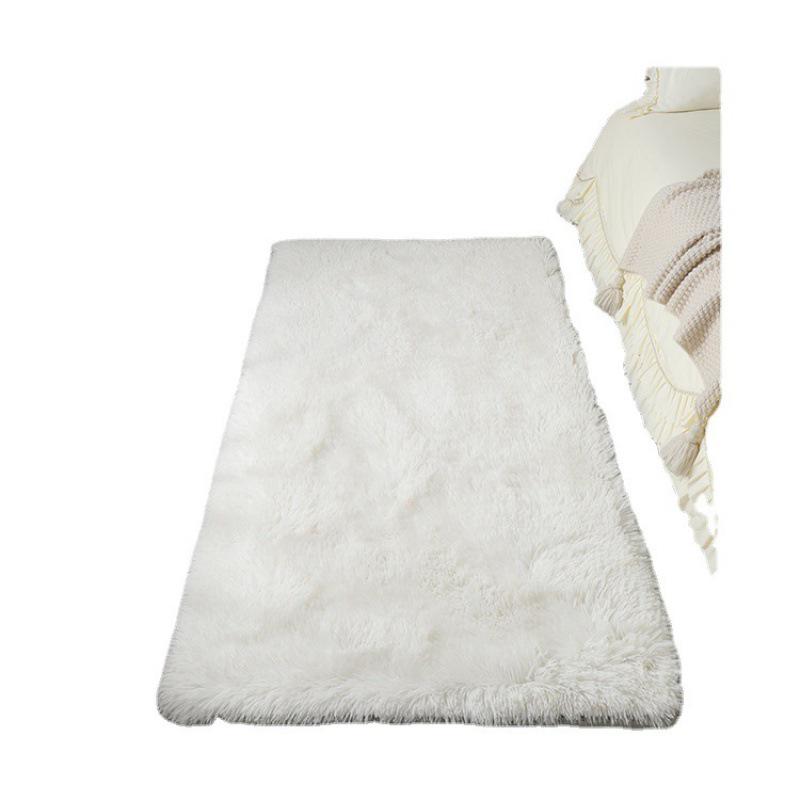 Nordic Silk Wool Tie-Dye Plush Carpet - Bedroom & Living Room Rug