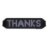 225 X 55 X 15mm Color LED Sign 4 Modes APP Control Programmable Bike Turn Signals USB Charging