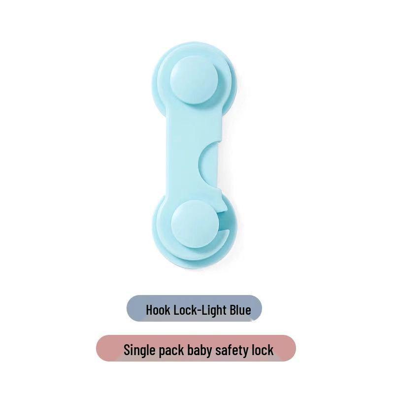 Child Safety Invisible Drawer & Cabinet Lock - Baby Proofing Anti-Pinch Design for Refrigerators and Doors