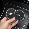 1/2 szt. Samochodowy podkładka pod kubek z cyrkoniami, antypoślizgowa podkładka do Nismo Nissan Qashqai Juke X-Trail Patrol Navara Tiid Akcesoria