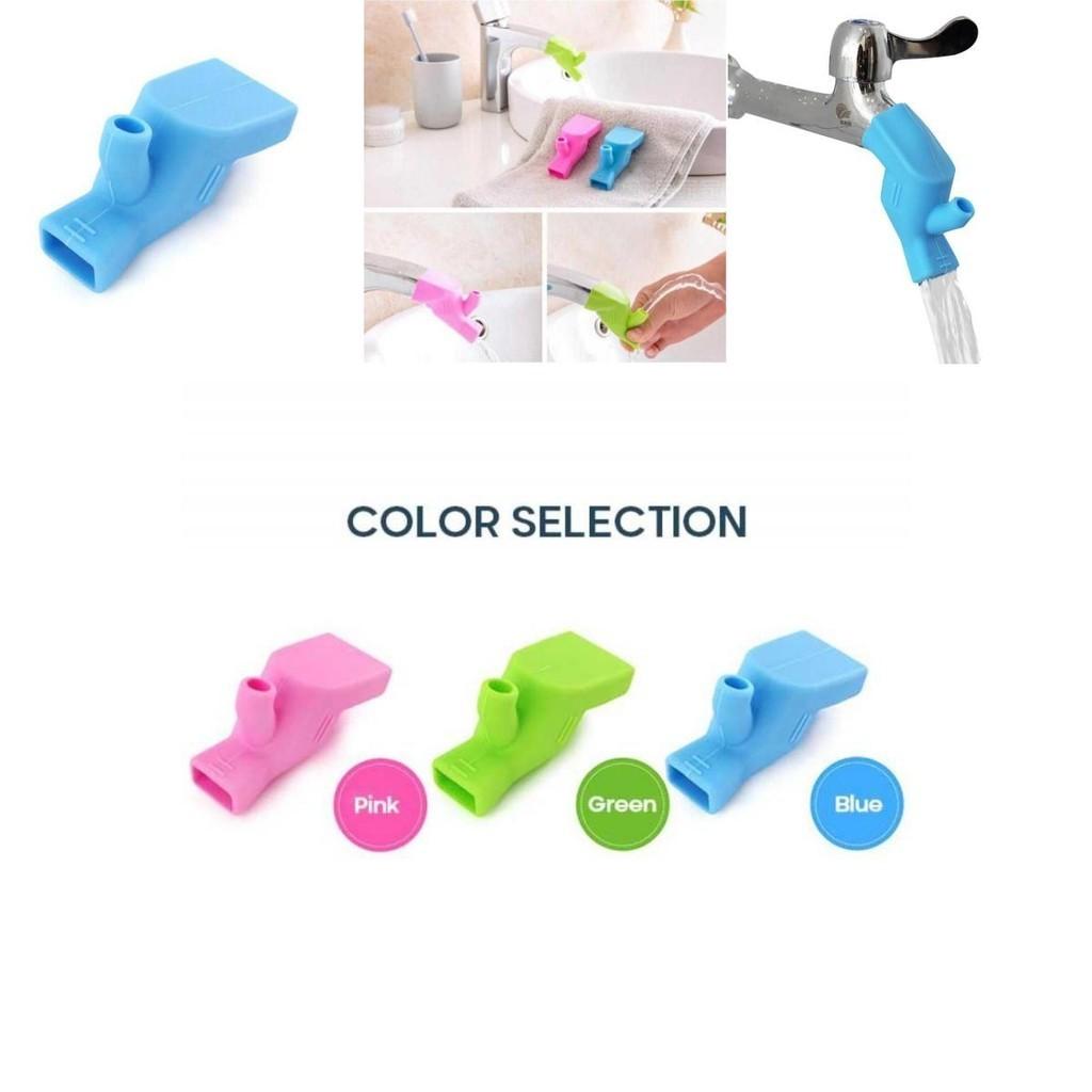 Silicone Water Tap Extender For Children With Splash-proof Features And Soft Grip