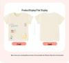 Summer Strawberry Print Toddler Girls' Short Sleeve T-shirt