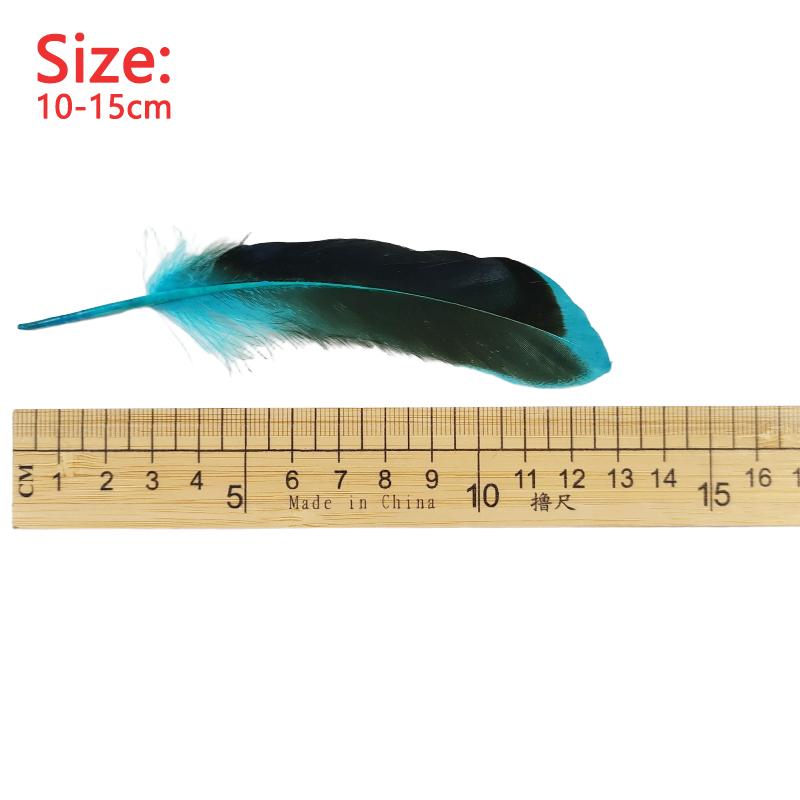 10-15Cm Goose Feathers Trim 50Pcs Long Decoration Plumas Big Small Black Mix Colored White Bulk For Crafts Hat Carnival Salon