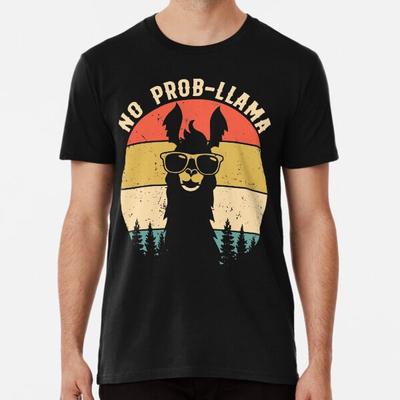 Kein Problem-Lama T-Shirt S-5XL Bestes T-Shirt