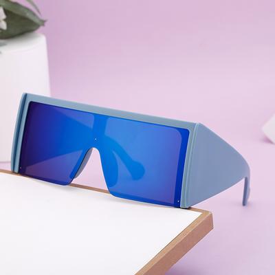 Oversized  Flat Top Square Sunglasses Women For Men Luxury Brand Designer Vintage Sun Glasses Punk Big Frame Shades