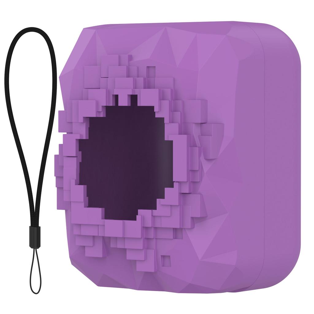 Pro Bitzee Magicals Interaktivní hračka Silikonové ochranné pouzdro Elektronický domácí stroj Pohlcující nárazy Prachový kryt se šňůrkou