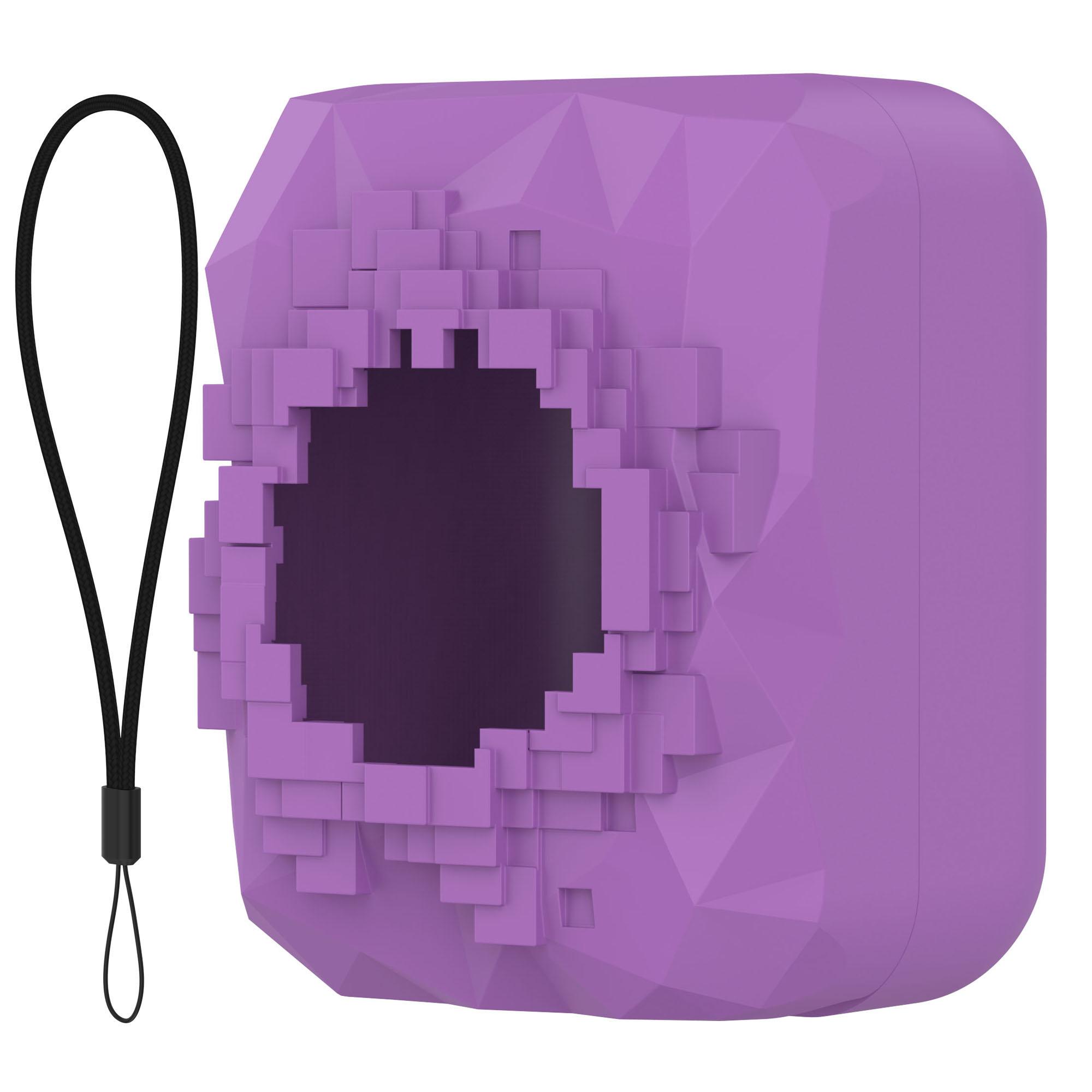 

Для Bitzee Magicals Інтерактивна іграшка Силіконовий захисний чохол Машинка для електронного улюбленця Амортизуючий Пилозахисний Чохол зі шнурком Purple