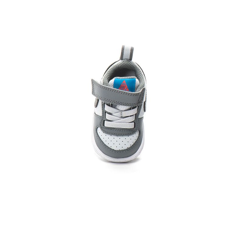 Nike Court Borough Low Comfortable Sports Low-Top Skate Shoes Baby Sneakers Gray White 870029-006