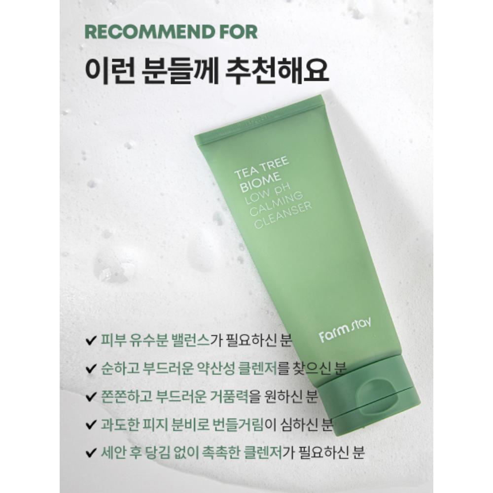 Farm Stay Tea Tree Biome Low pH Calming Cleanser 180 ml