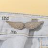 1 Set Rhinestone Wings Buckle Pant Waist Tightener Detachable Waist Buttons Pins Belts Accessories Pants Clips No Sewing