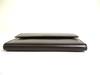 Authentic PRADA Dark Brown Leather Trifold Wallet Compact Wallet #a582 Open Box