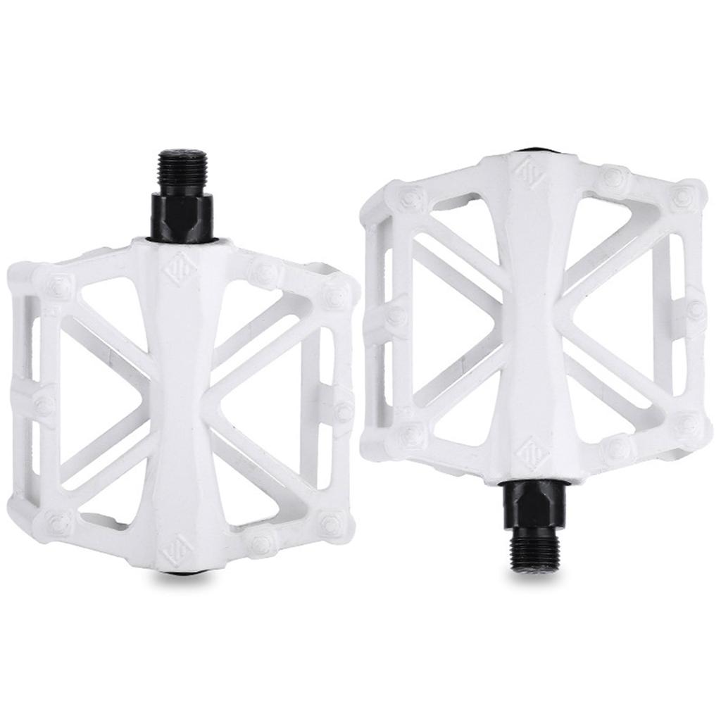 Road Mountain Bike Pedals Non-Slip & Durable X-shaped Bicycle Foot Pedal for Road And Leisure Bikes