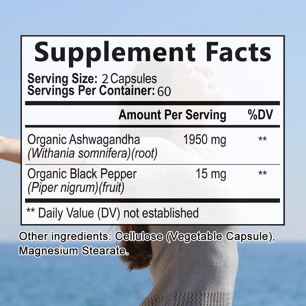 Herbal Extract Dietary Supplement, With Organic Black Pepper, 120 Capsules Per Bottle