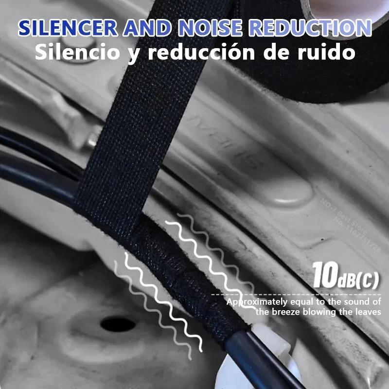 Nastro elettrico 9/15/19MM Nastro adesivo in tessuto resistente al calore per cavi automobilistici Cablaggi Nastri termici elettrici