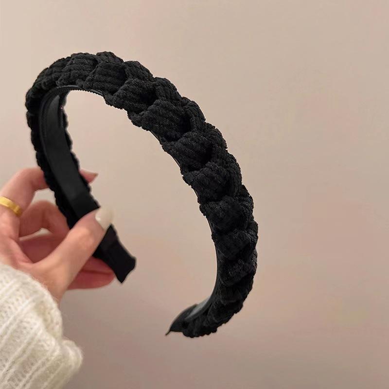 Headbands Style Simplicity Solid Color Weaving Pattern Womens Hair Accessories