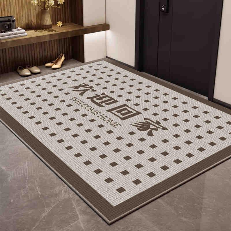 Floor Mat Entry Door Mat Entering The Door To Absorb Water At The Door Entrance Entrance Carpet Dirt-Resistant And Easy To Take Care Of Leave-In