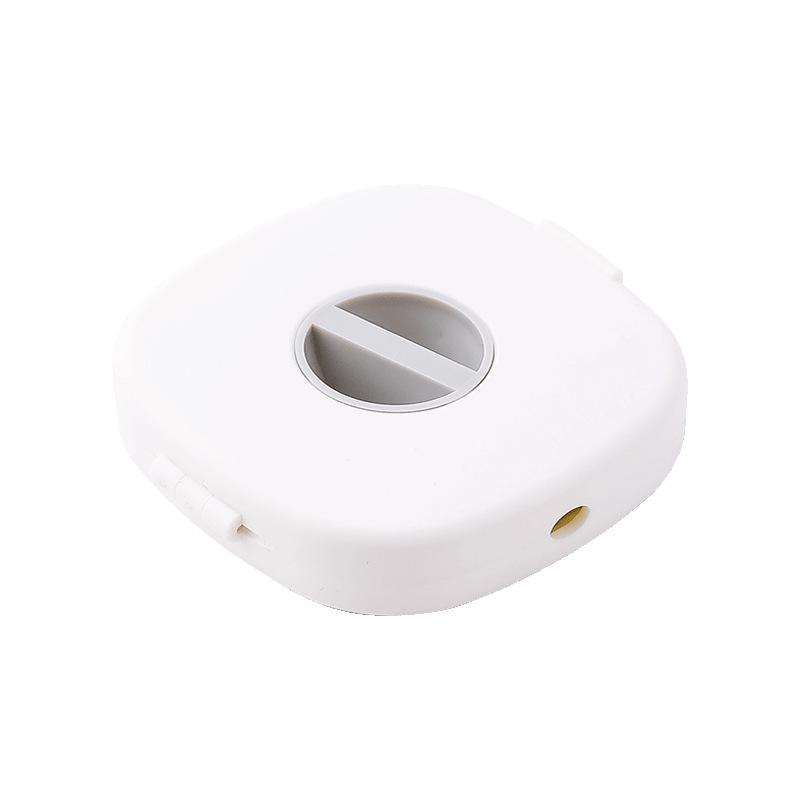 Portable Rotatable Cable and Earphone Organizer with Stand белый