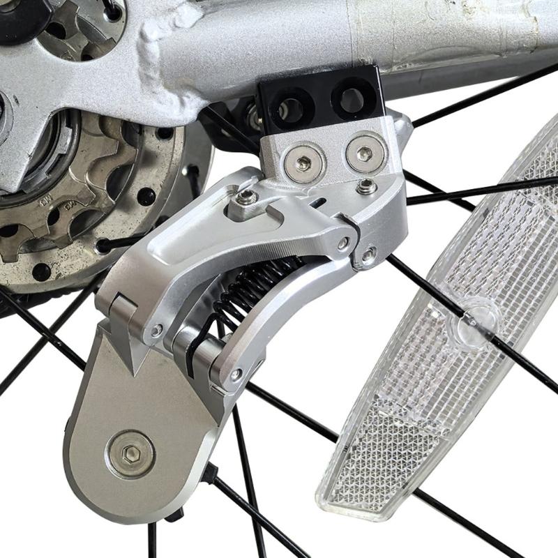 Aluminum Alloy Rear Derailleur Extension Brackets for Folding Bikes Suitable 11-34T Flywheel Quick Install Cycling Part